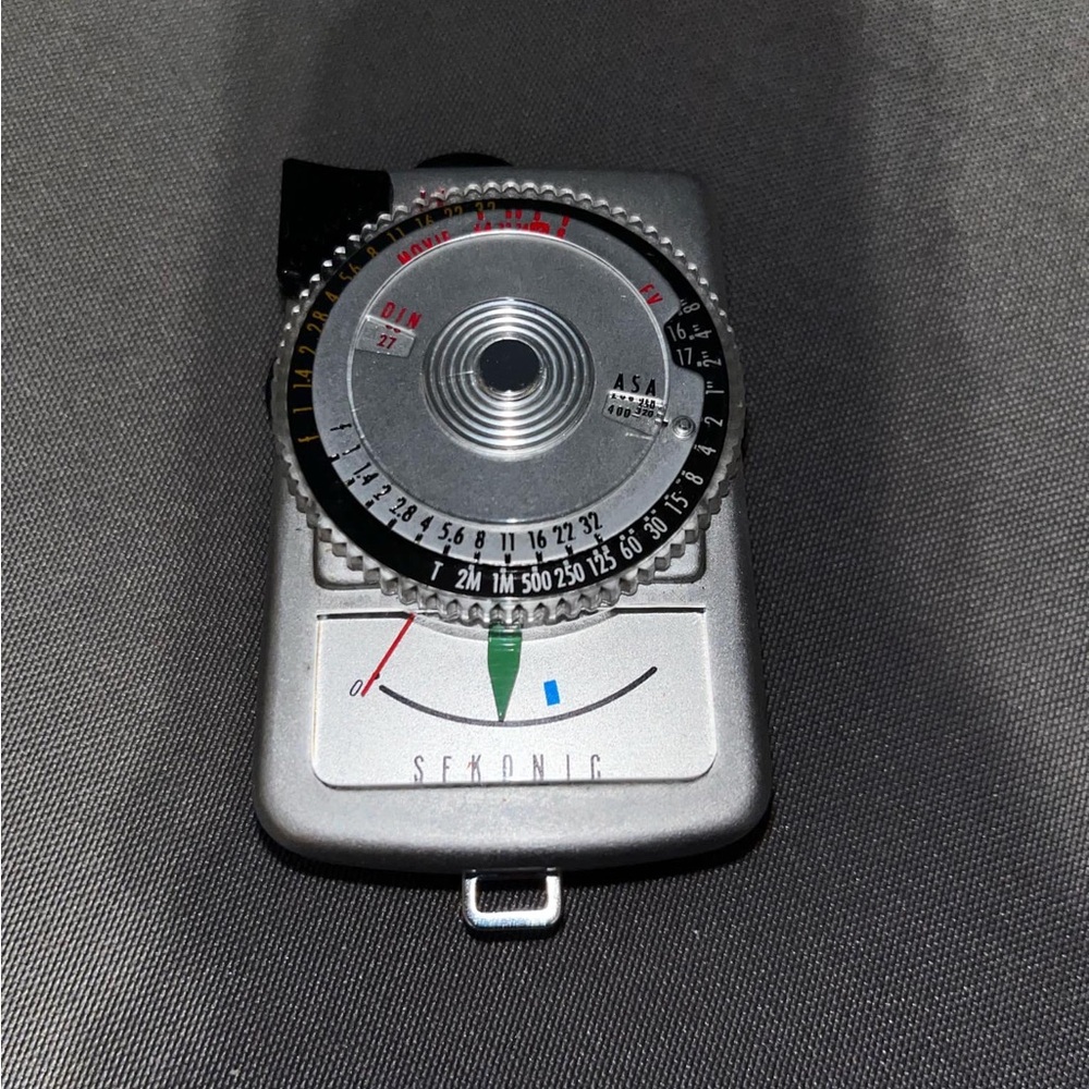 Sekonic Micro Leader Exposure Meter With Leather  Case | Vintage Japan Untested